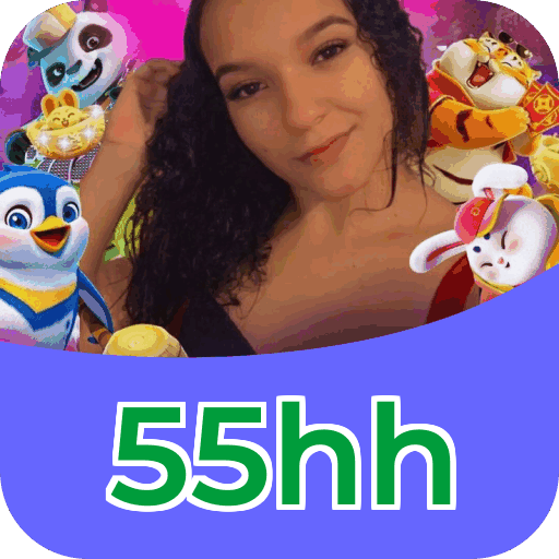 Plataforma 55hh mostrando interface moderna, jogos certificados e recursos de segurança licenciados